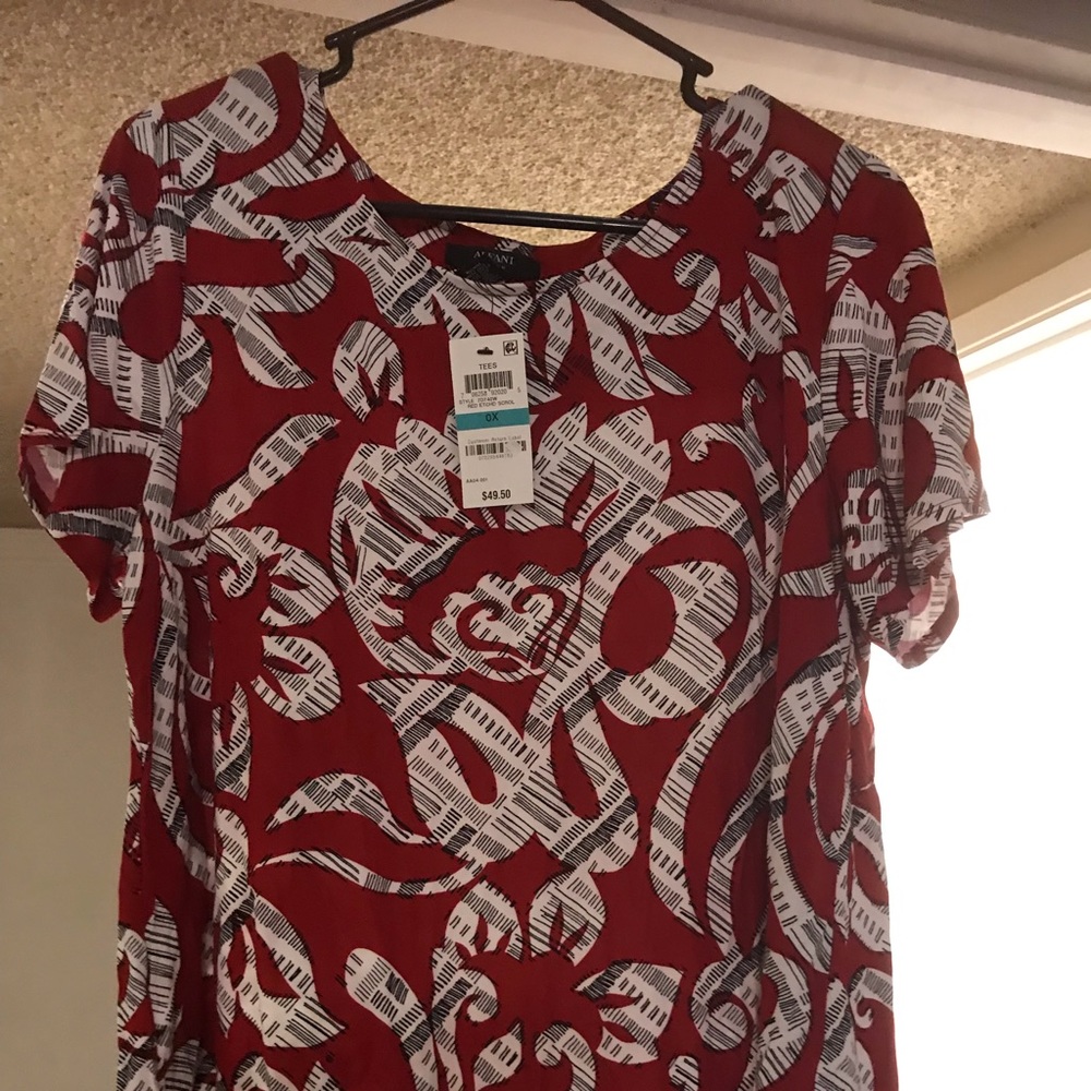 New clothes with tags still on them